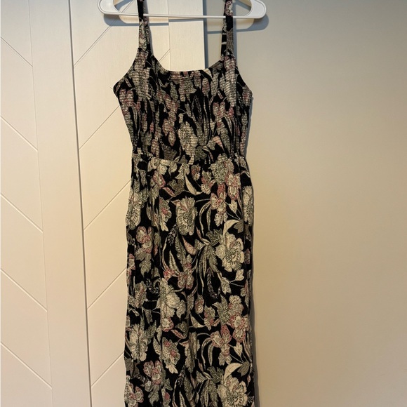 Old Navy Floral Smocked Cami Midi Dress Size L - Picture 6 of 8